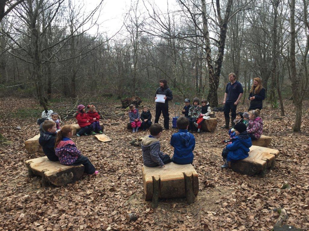 Forest School in Llangattock | Brecon Beacons National Park Authority